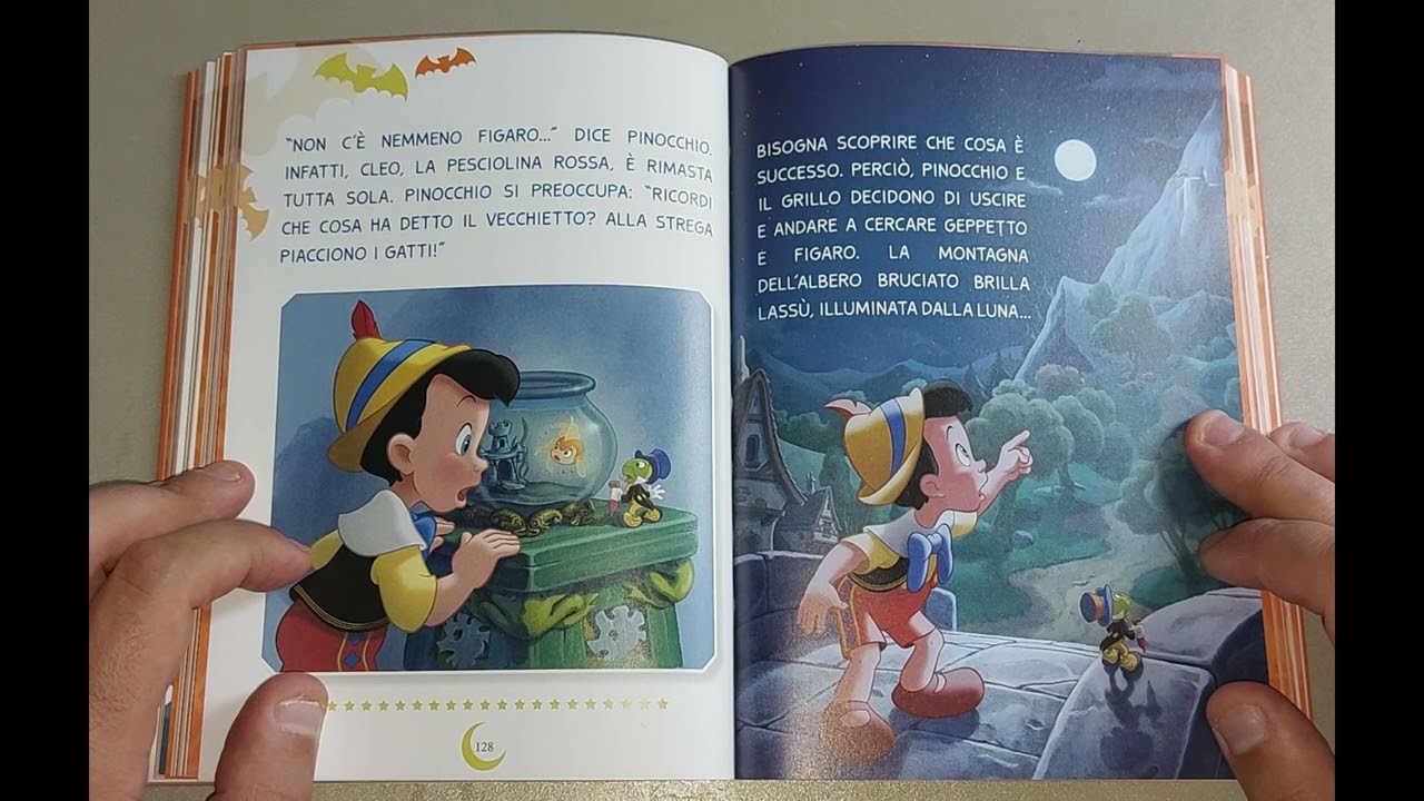 Pinocchio, una notte stregata, #leggerechepassione #libri #disney #lettureperbambini