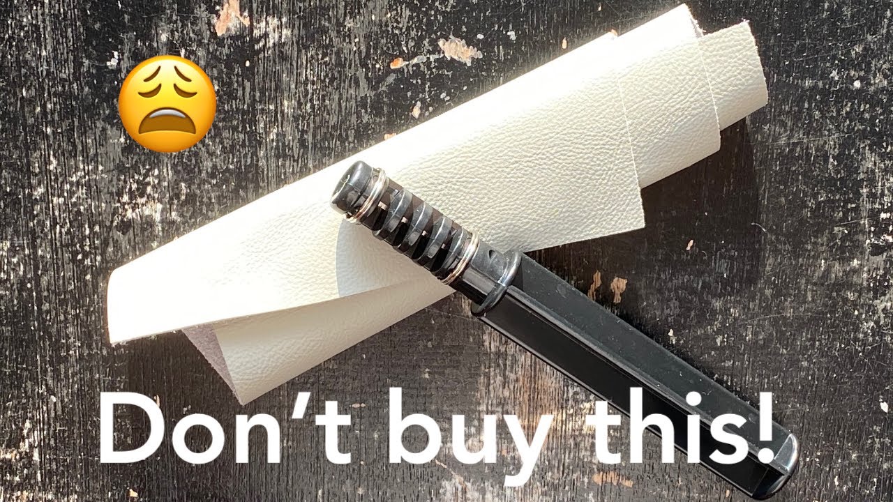 A Failed Attempt at Leather Lace Cutting | Honest Leathercraft Lesson