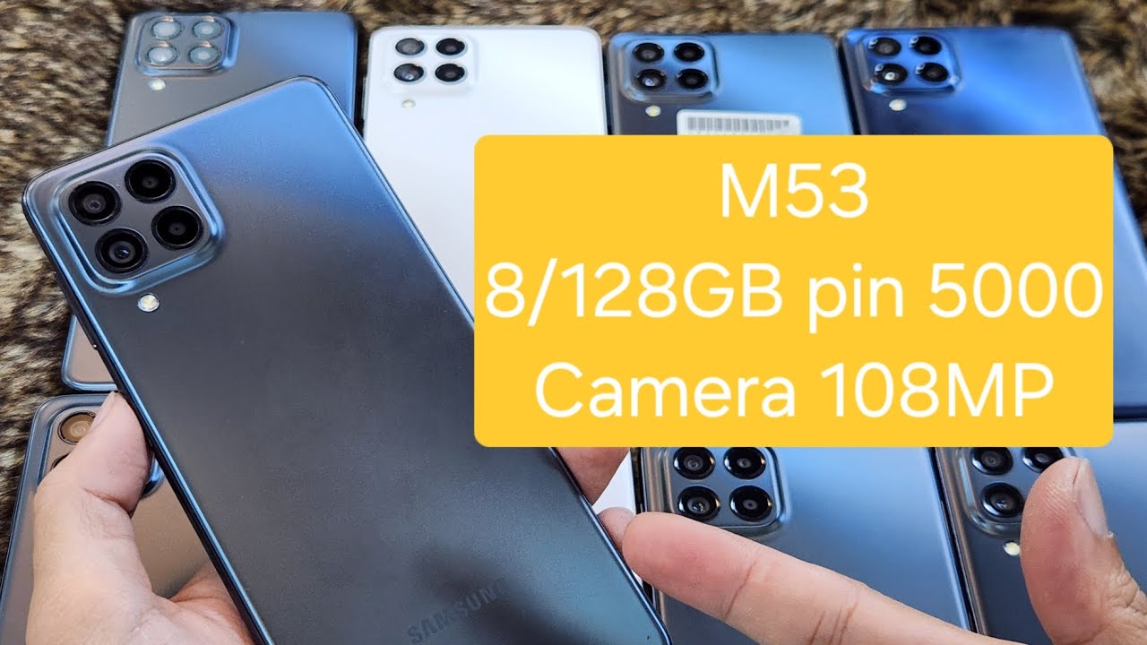 SAMSUNG M53 5G 8/128GB PIN 5K MÀN 6.7INCH 120HZ MƯỢT MÀ 