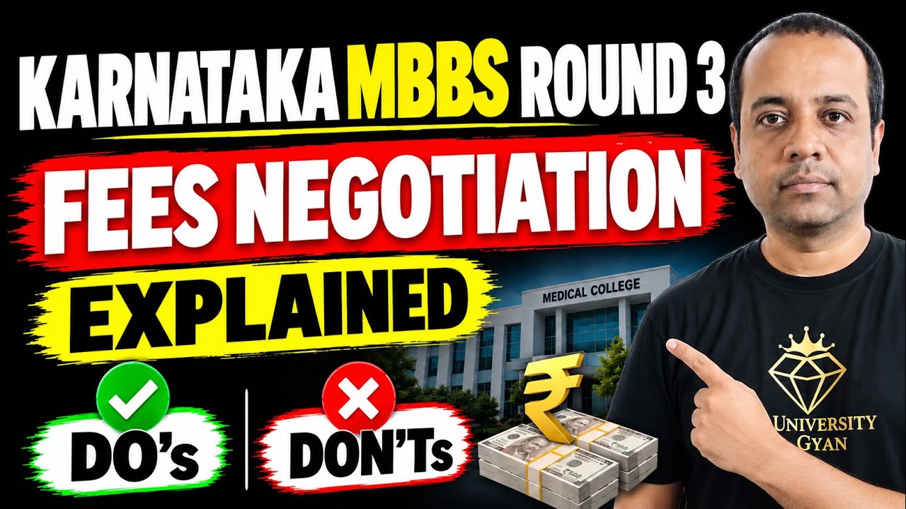 Karnataka MBBS: Management Quota Fees Negotiation | MBBS In Karnataka |