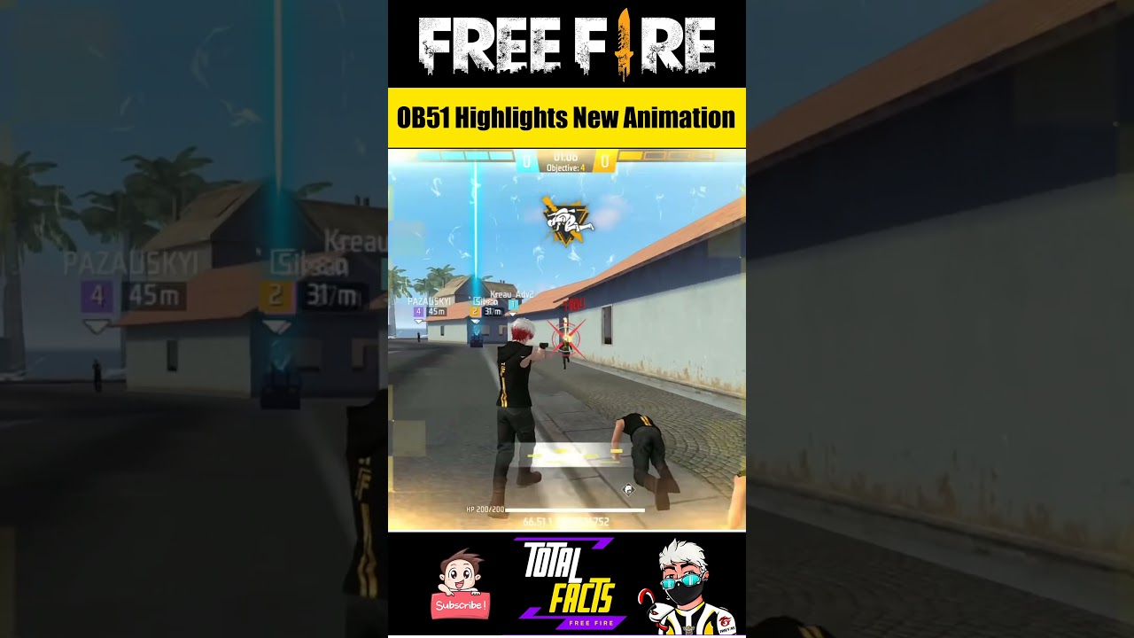 OB51 Update Gameplay Highlights New Cool Animation 😱 Free Fire