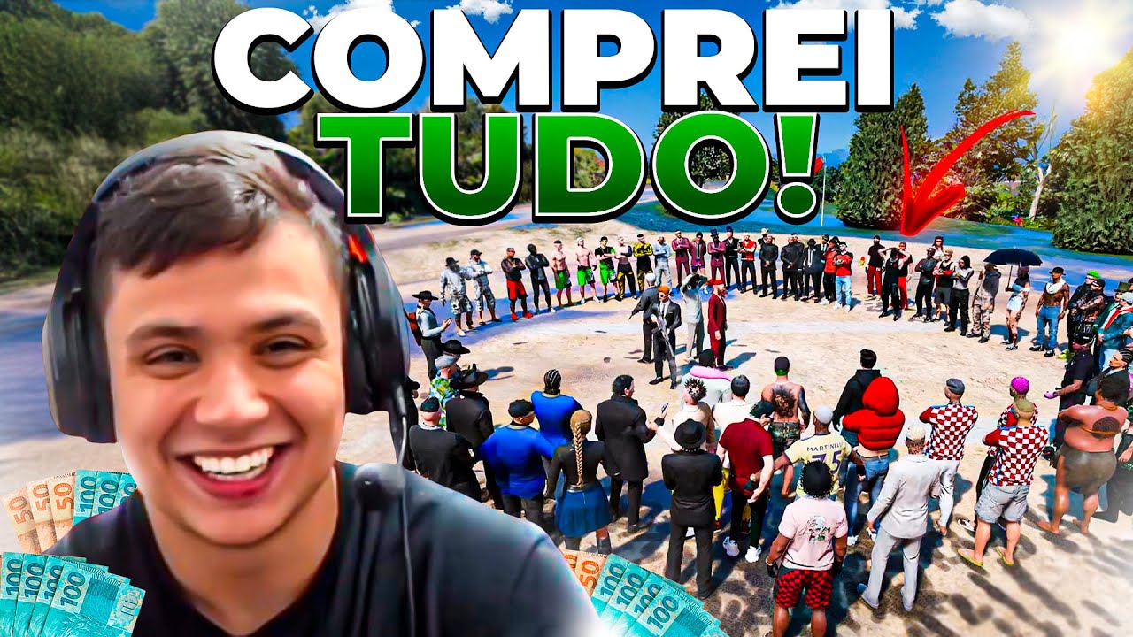 PAULINHO FOI NO LEILÃO DO CAPITAL e GASTOU TODO SEU DINHEIRO!🤣💰GTA RP (Modder clips)