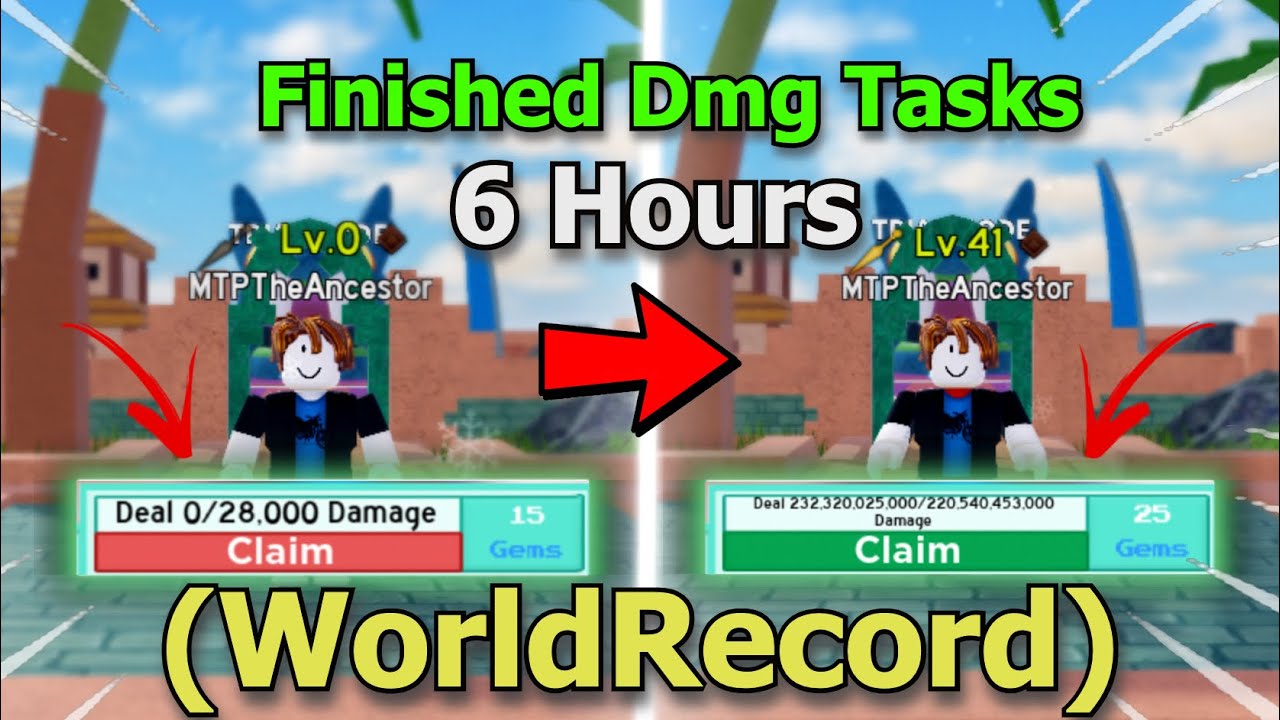 (World Record) Finish Damage Task In 6 Hours With A Fresh New Account In All Star Tower Defense