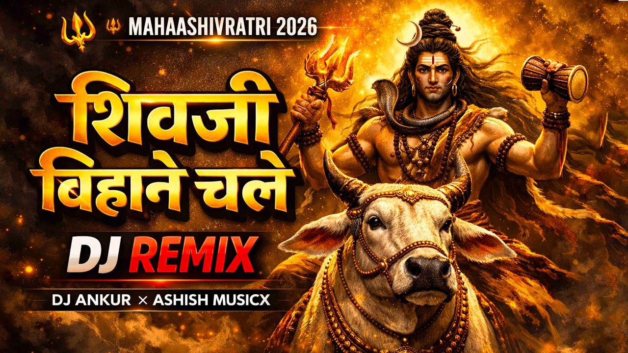 Shiv Ji Bihane Chale Palki Saja Ke 🔱 | Mahashivratri 2026 Special DJ Song | DJ Ankur X Ashish Musicx