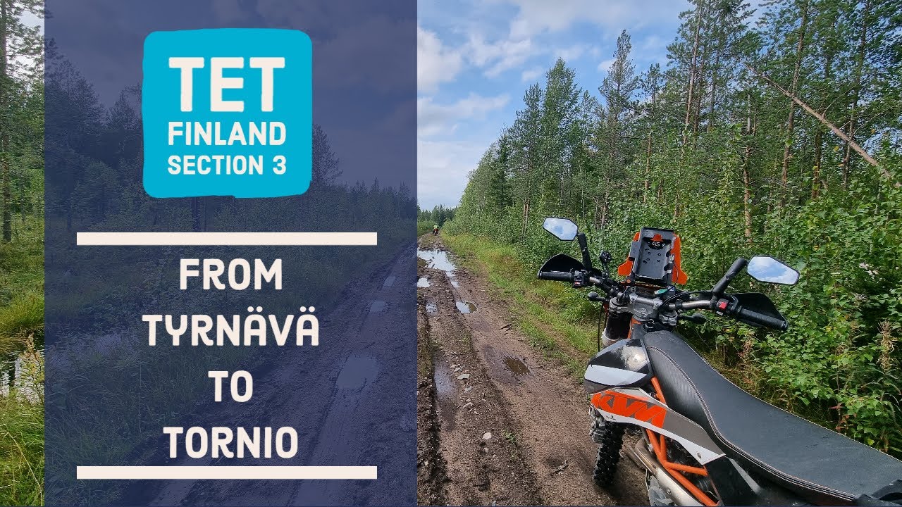 TET Finland section 3 - Tyrnävä to Tornio 2022 with KTM 690 Enduro R and Yamaha T7 World Raid