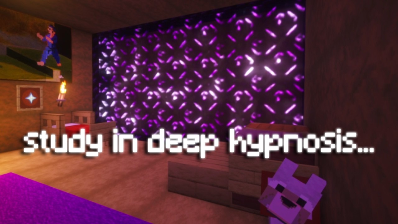 Hypnotic Minecraft Study Session – 3 Hours Deep Focus (Portal Ambience)