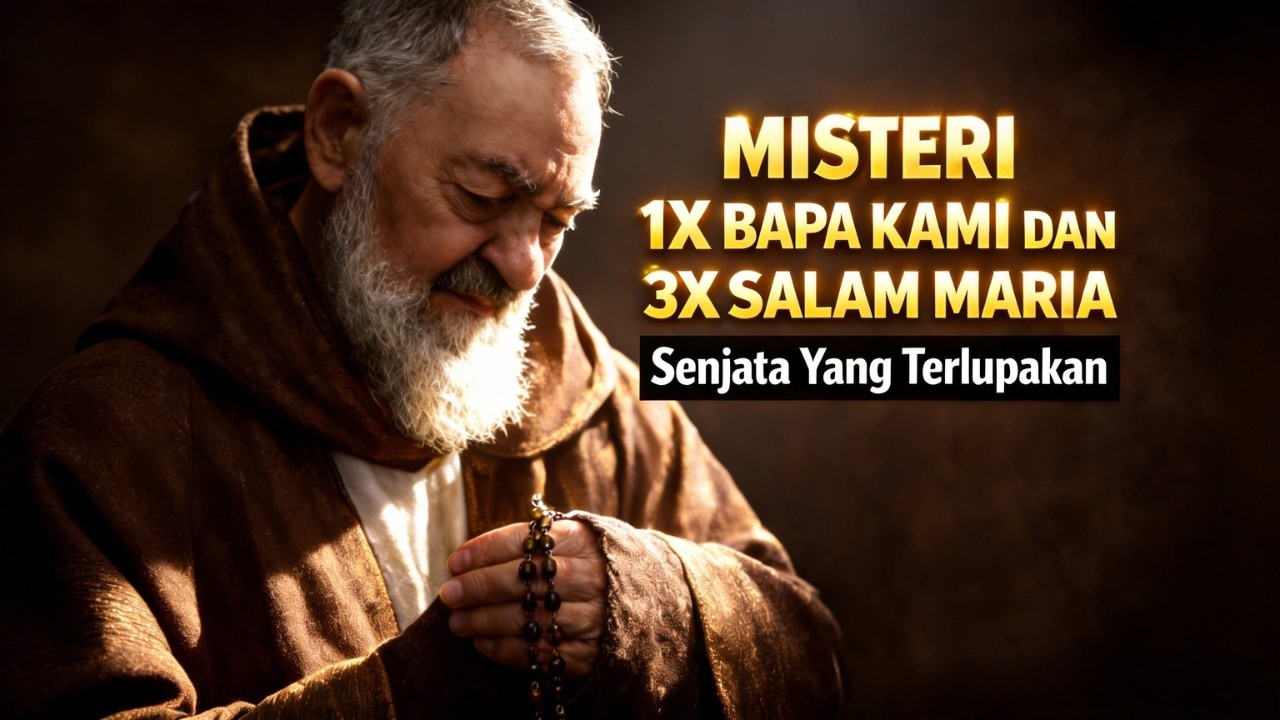 PADRE PIO MENGUNGKAP: RAHASIA KEKUATAN DAHSYAT DIBALIK 1X BAPA KAMI DAN 3X SALAM MARIA