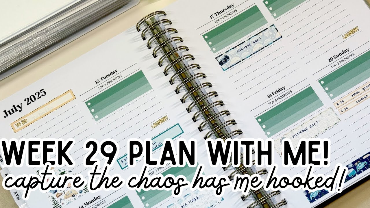 Week 29 in my new PlannerBFF ! 