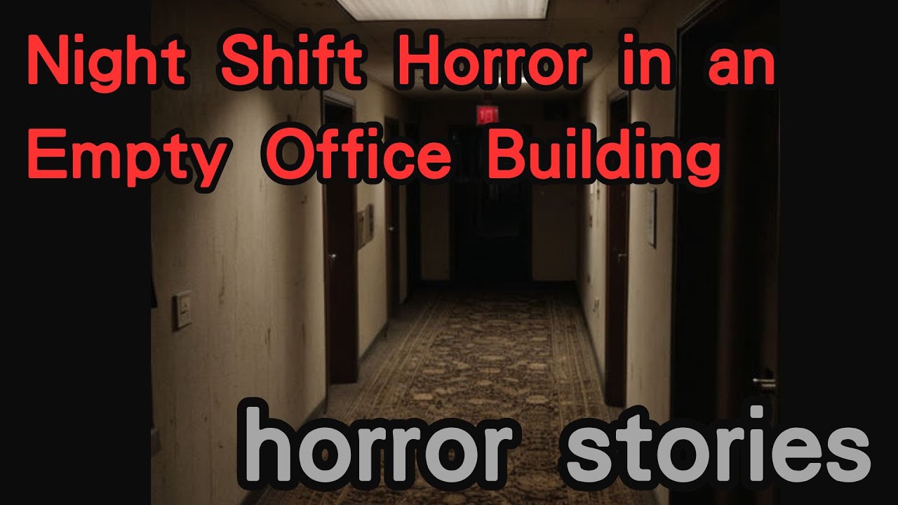 horror story  |  Night Shift Horror in an Empty Office Building  |  Strange Story｜Ghost story