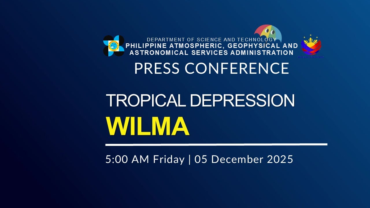 Press Briefing: Tropical Depression Wilma issued at 5AM | December 05, 2025 - Friday