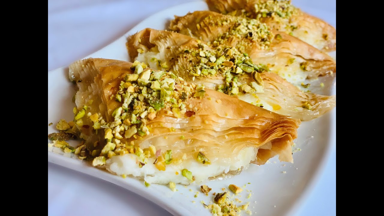How to make Warbat طريقة عمل وربات بالقشطة/ cream puff pastry / kolaj/ mtabak/ namoora/ shaabiyat