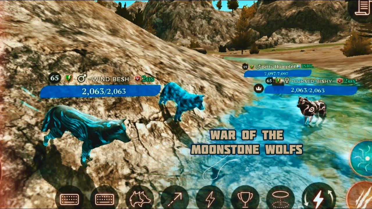 The Wolf - War of the Moon Stone Wolfs