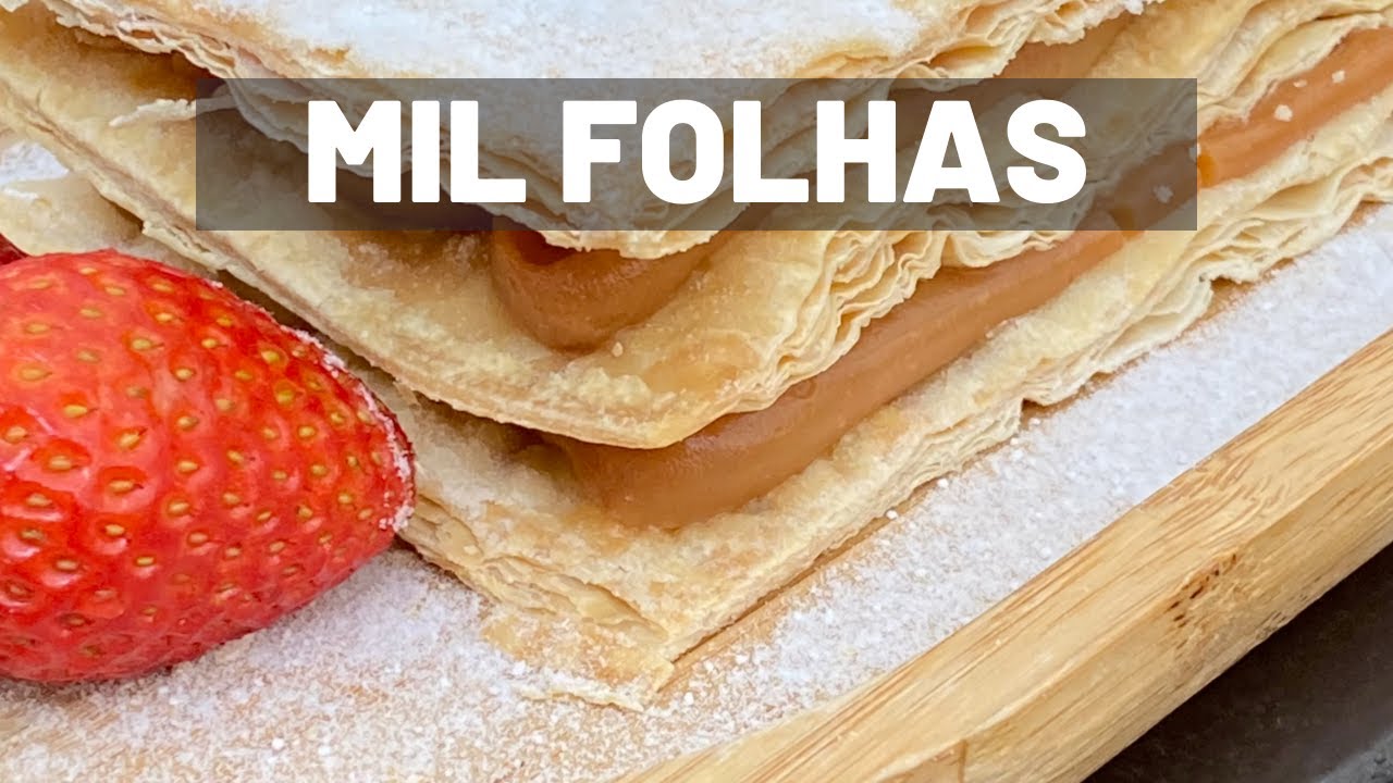 MIL FOLHAS COM CREME DE CONFEITEIRO DE DOCE DE LEITE | Receita Prática