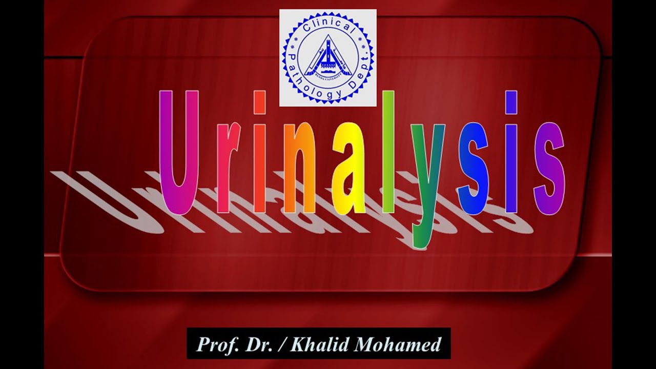 Urine analysis Part 1: Physical examination