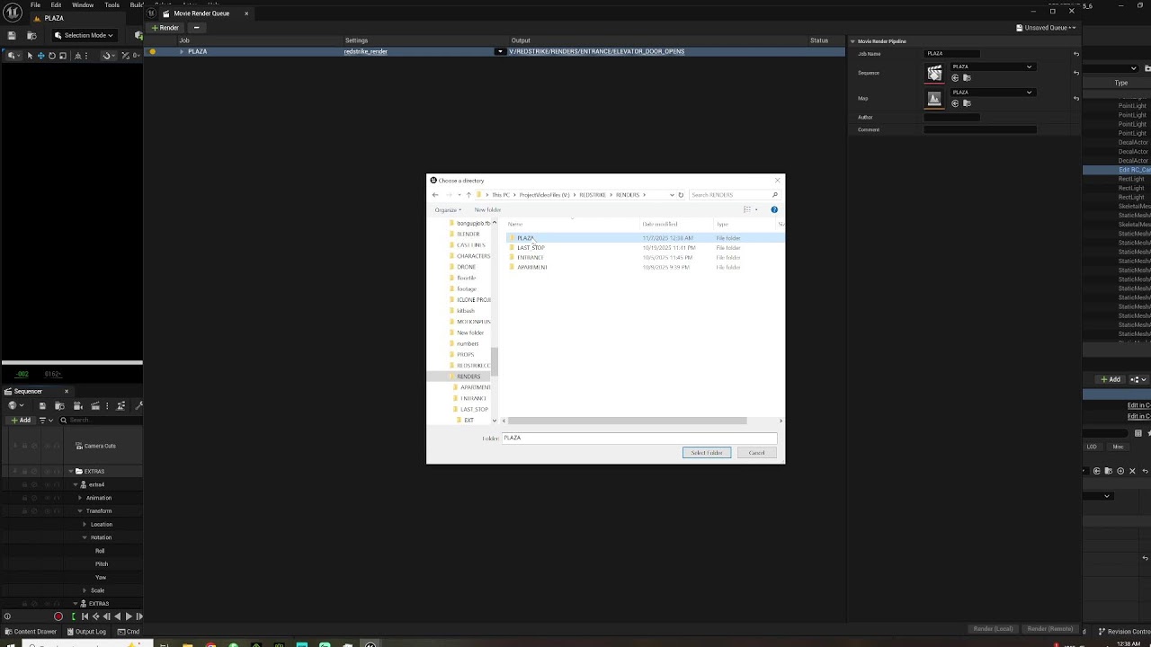 Redstrike Production in Unreal Engine 5.6 [11/06/25]