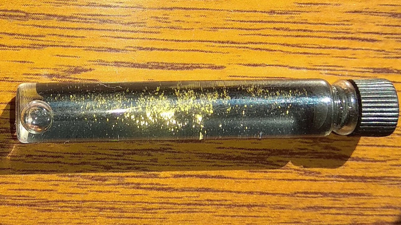 How to catch micron gold easily with a plastic beekeeper's honeycomb?!