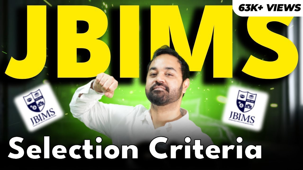 JBIMS Selection Criteria | How to get into JBIMS | MBA Exams Accepted | Target Score