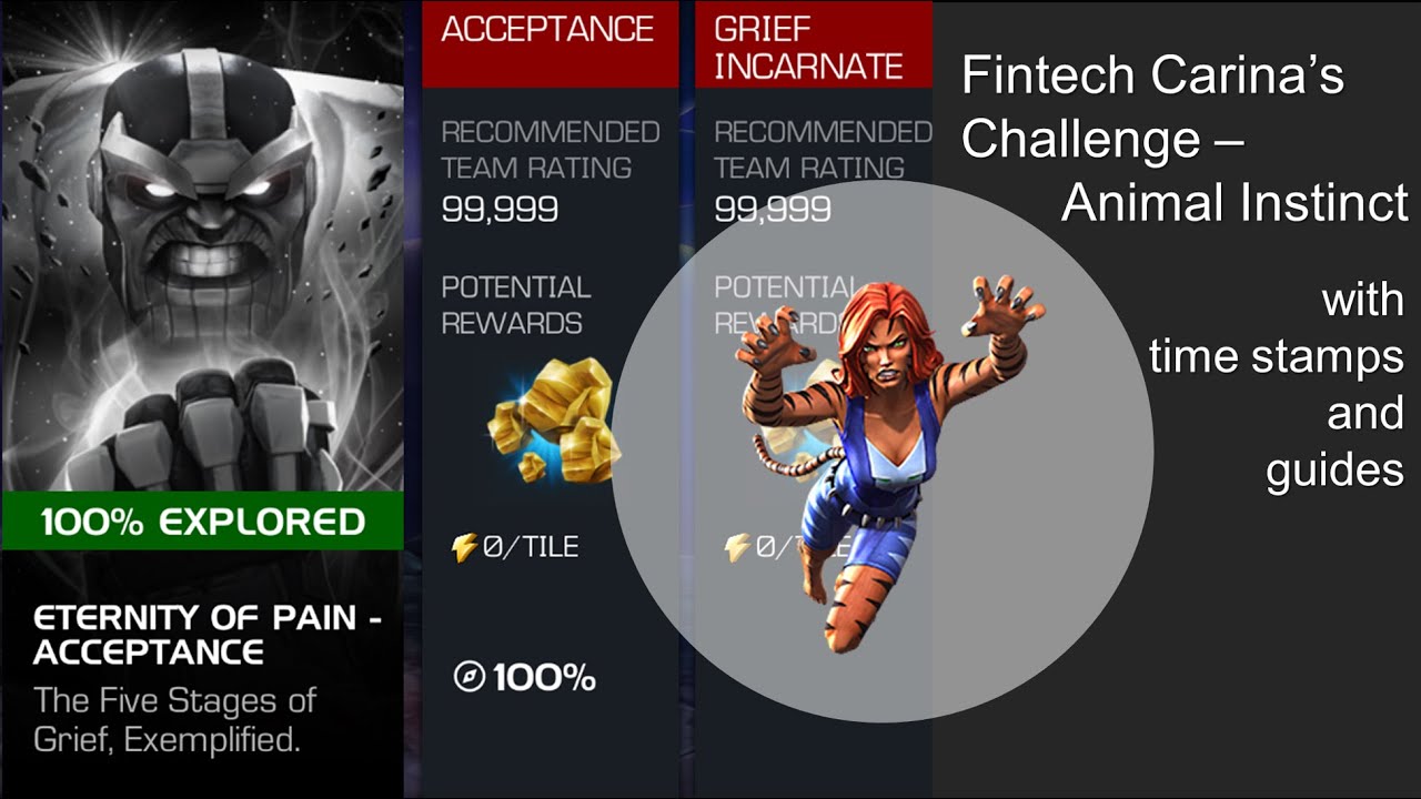 Fintech Carina's Challenge - Animal Instinct (Tigra) with guide
