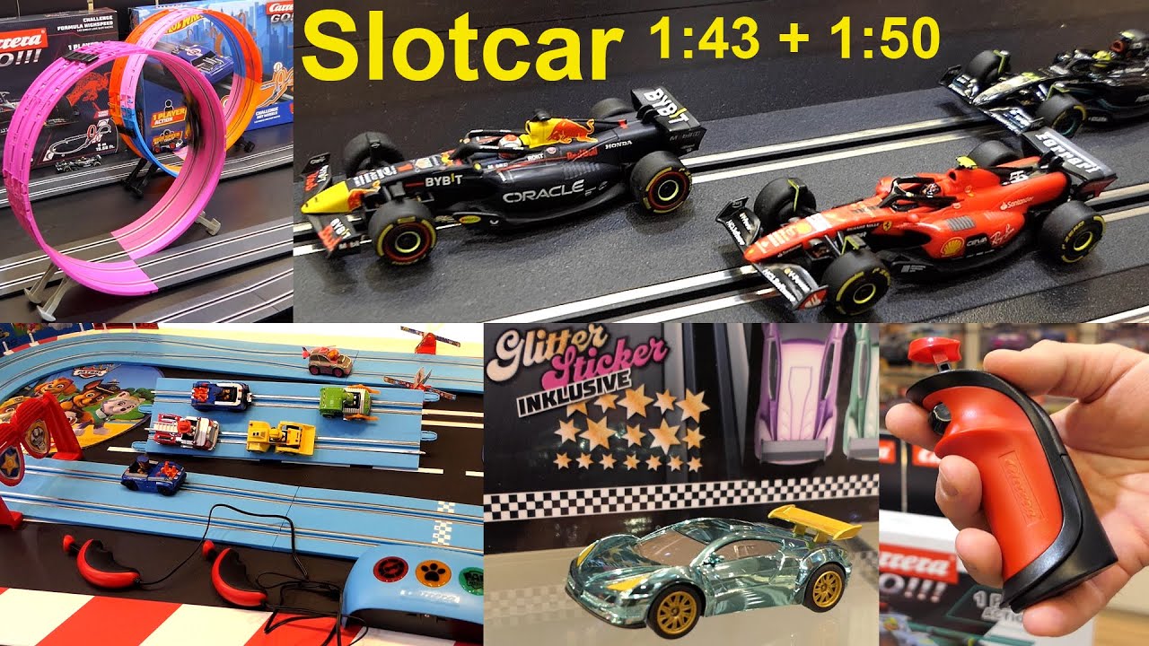 Spielwarenmesse 2024: Rennbahn-Slotcar-News Carrera GO 1:43 und 1. First 1:50 – Interview