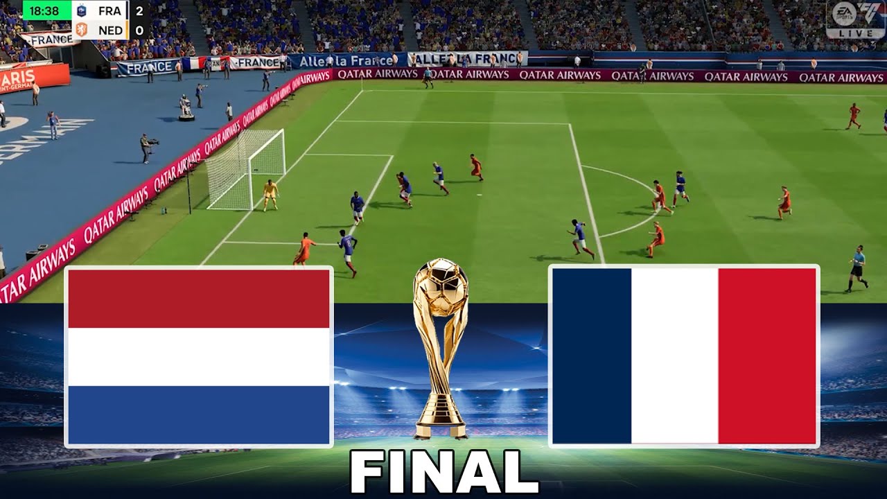 Португалия против Нидерландов - Финал - Чемпионат мира по футболу FIFA 2026 Мбаппе | Полный матч,...