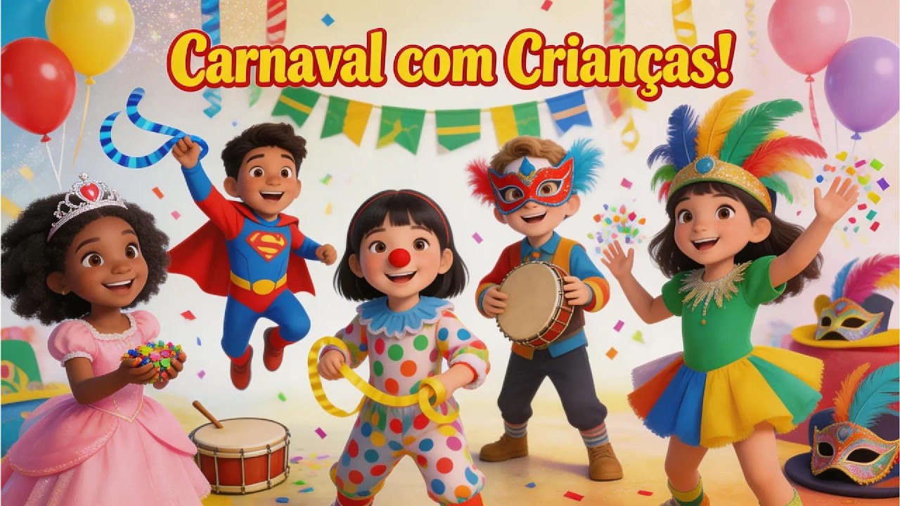 AVENTURA NO CARNAVAL: Lais, Gael e Sofia e os BONECOS GIGANTES! 🎊