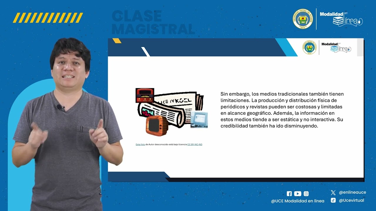 Clase Magistral - Medios tradicionales y medios digitales
