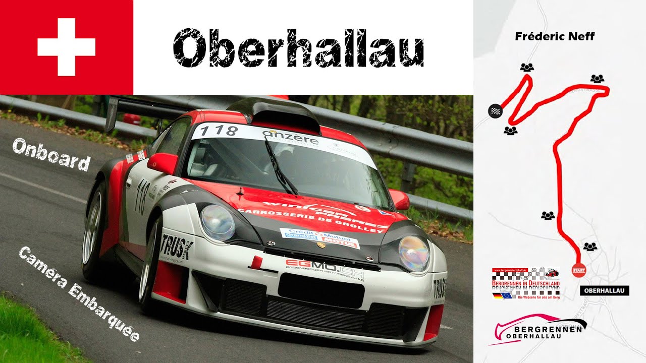 Hillclimb Onboard | Oberhallau (Switzerland) Frédéric Neff | Porsche 996 GT2 R | 2023 | Track Info