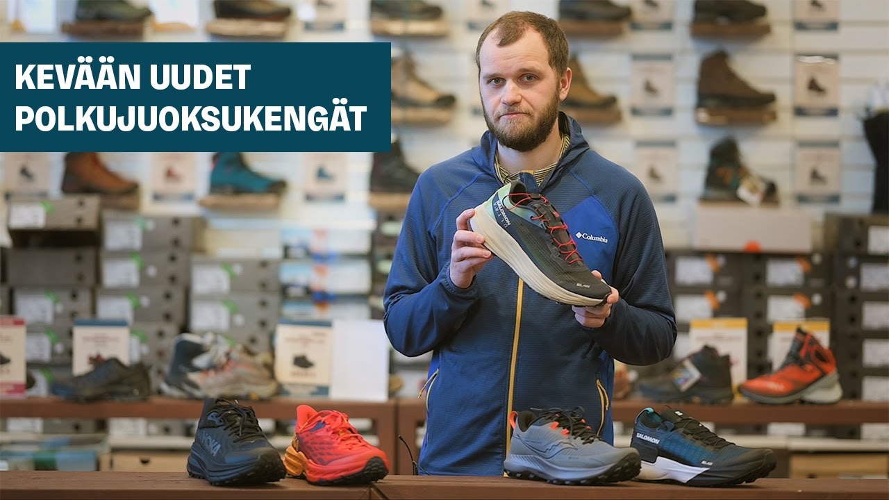 Kevään polkujuoksukengät esittelyssä