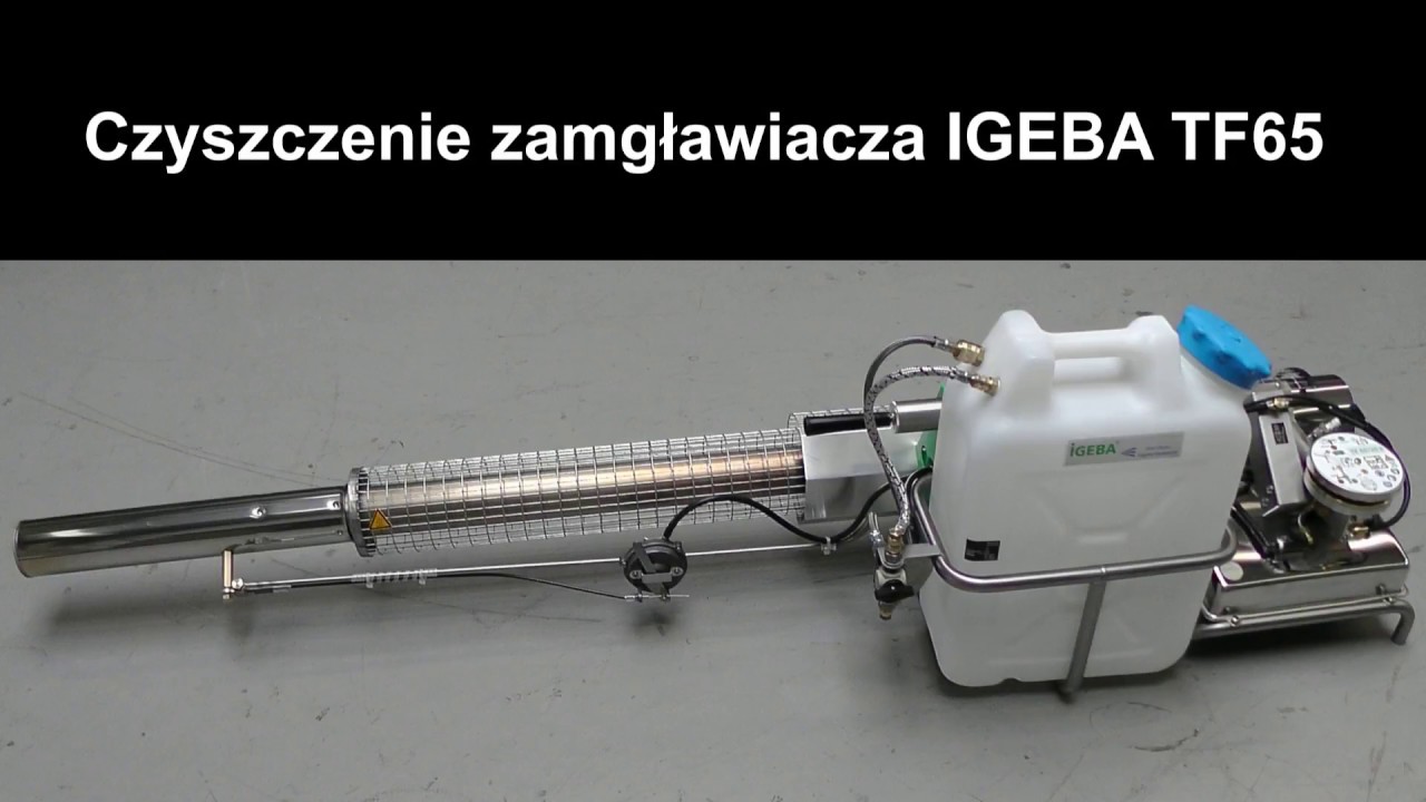 Jak czyścić zamgławiacz  IGEBA TF 65