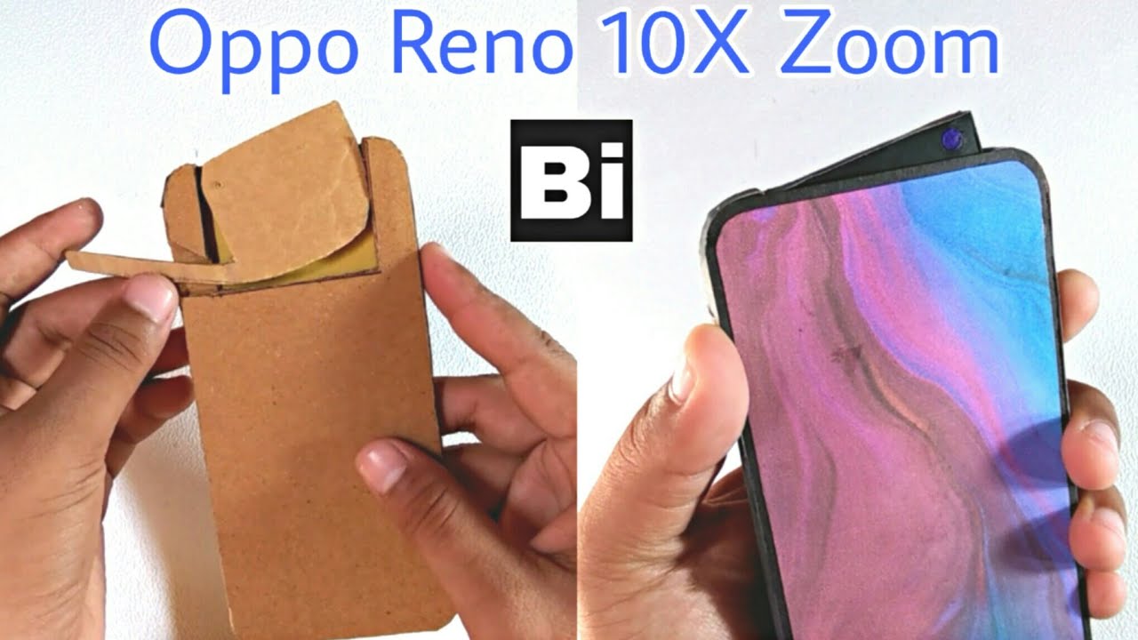How to Make Oppo Reno 10X Zoom from Cardboard | Shark Fin Rising Camera | Bi