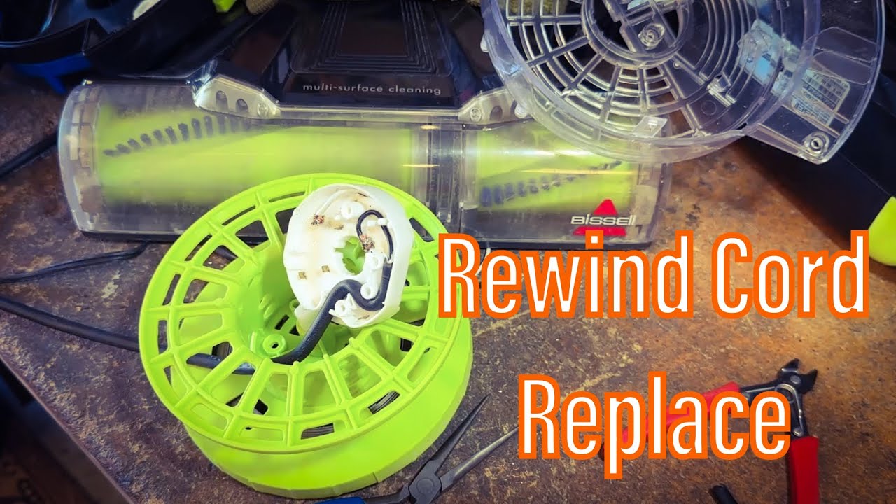 Bissell Pet Hair Eraser Rewind Cord Replacement – Step-by-Step DIY Repair
