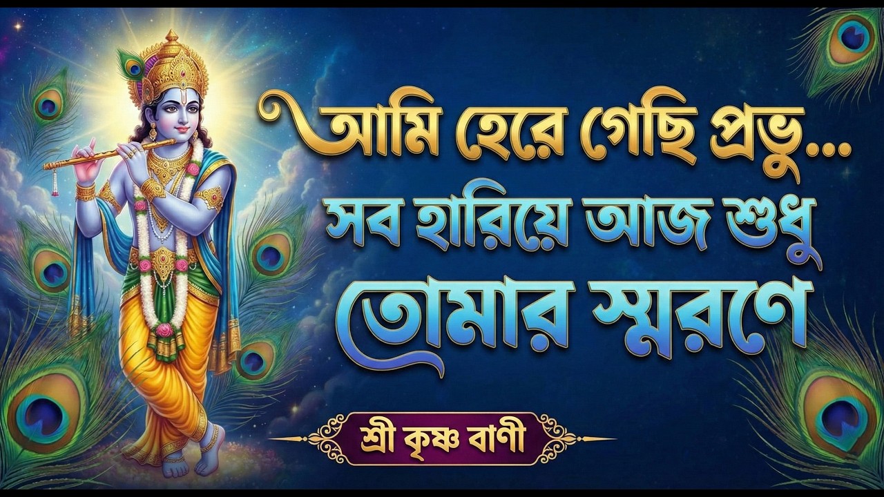 আমি হেরে গেছি প্রভু… সব হারিয়ে আজ শুধু তোমার স্মরণে
