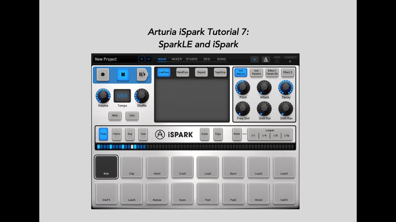 Arturia iSpark Tutorial 7: SparkLE and iSpark