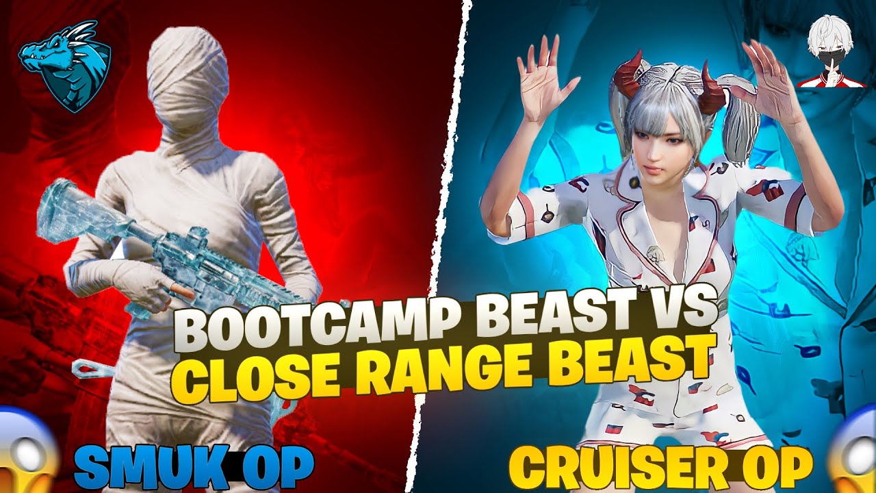 1v1 With Close Range Beast @cruiserop 🔥 | Smuk Op | PUBG MOBILE