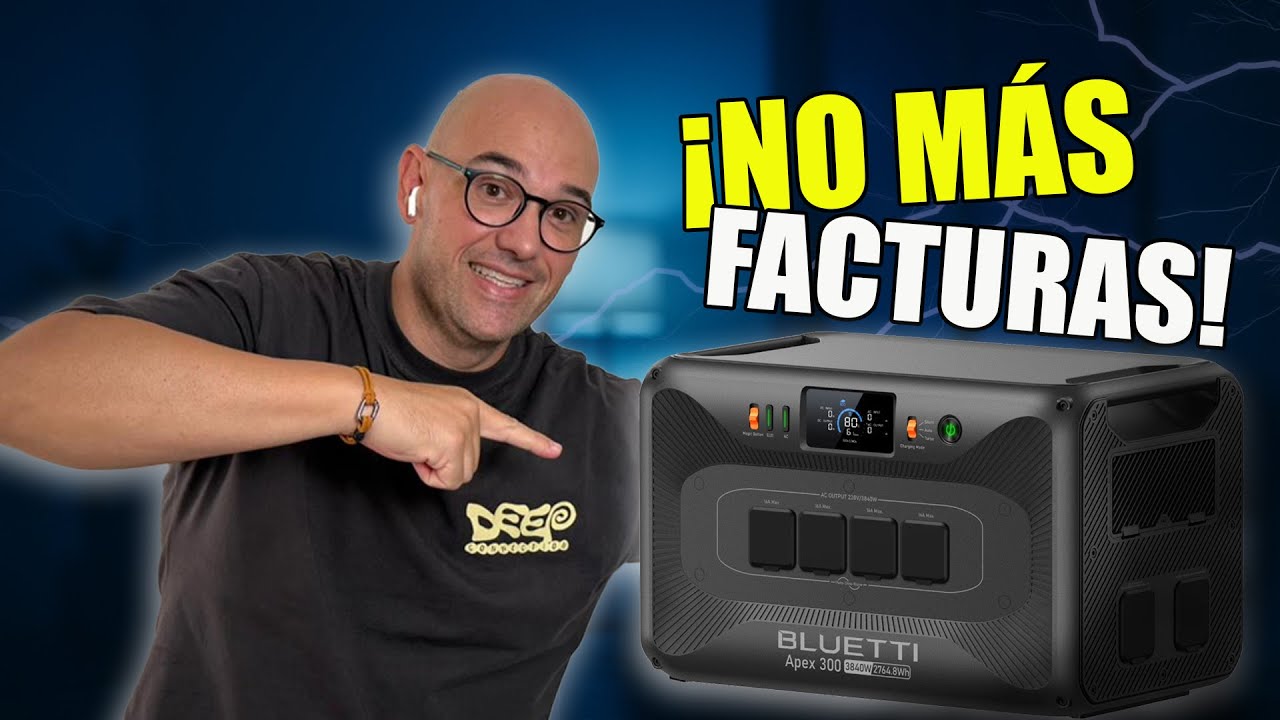 NO PAGUES mas luz. Bluetti Apex 300 ¡¡NUEVA!!