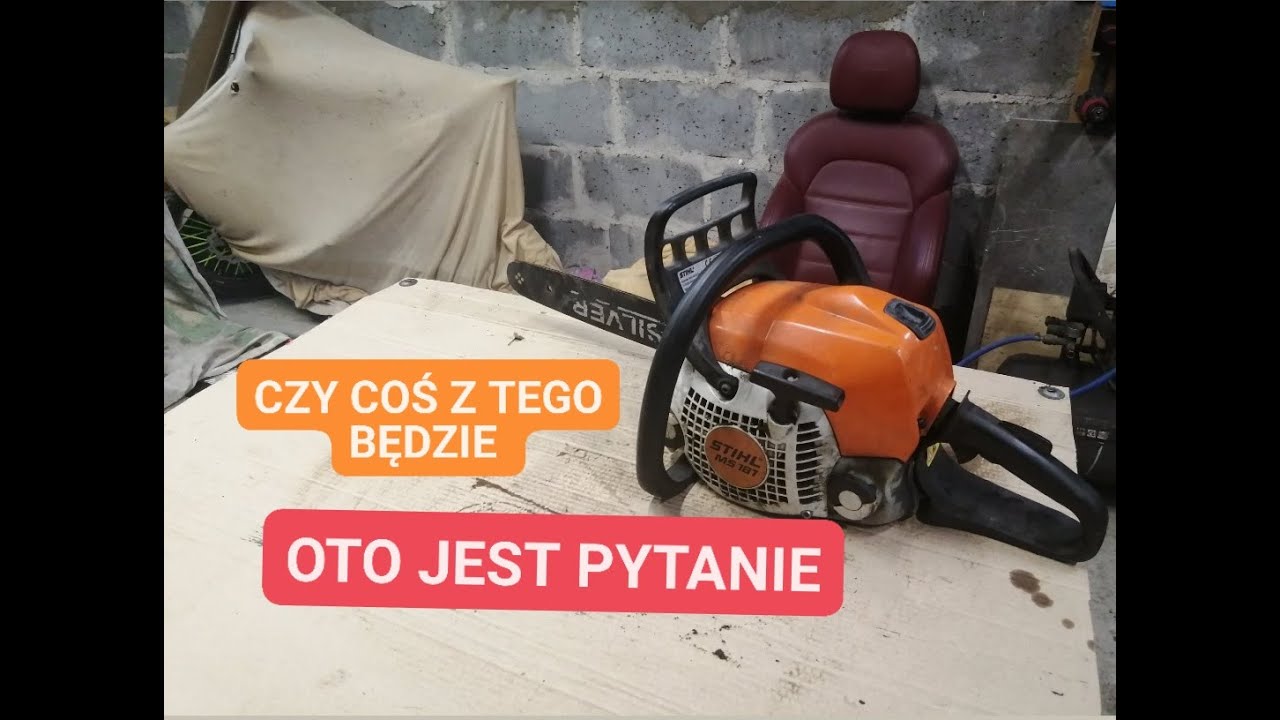 Weekendowe Skarby ze Złomowiska? Kupiłem Piłę STIHL MS 181 Za Seteczkę%$ Czy Się Opłacało