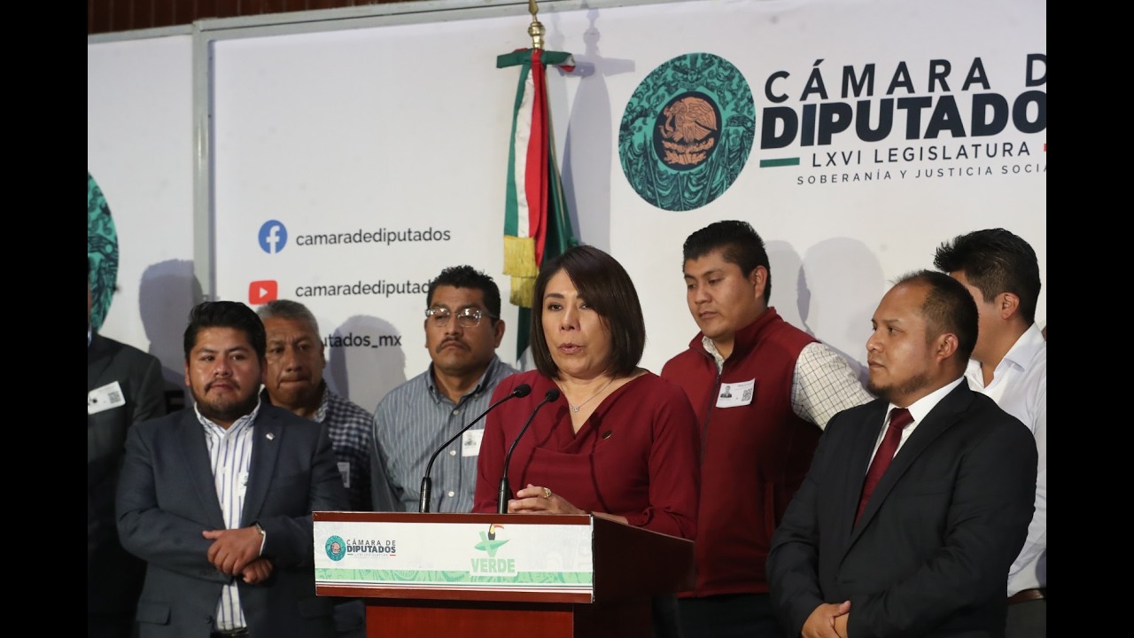 EN VIVO / Conferencia de prensa de la Dip. María Luisa Mendoza Mondragón (PVEM)