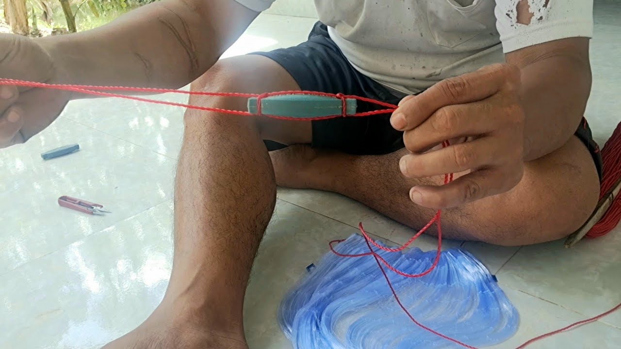 cách làm tay lưới cá mè dinh chi tiết cho người mới vào nghề