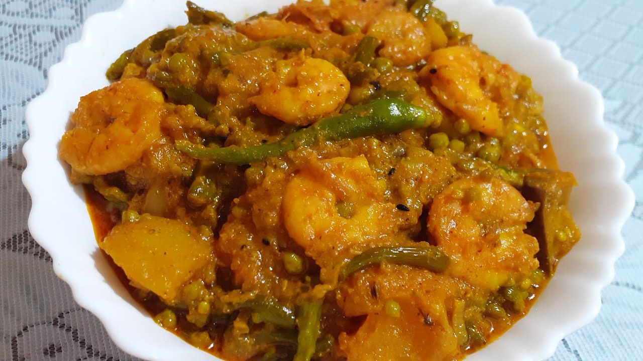 PUI METULIR CHOCHHORI / MALABAR SPINACH SEEDS WITH PRAWN....