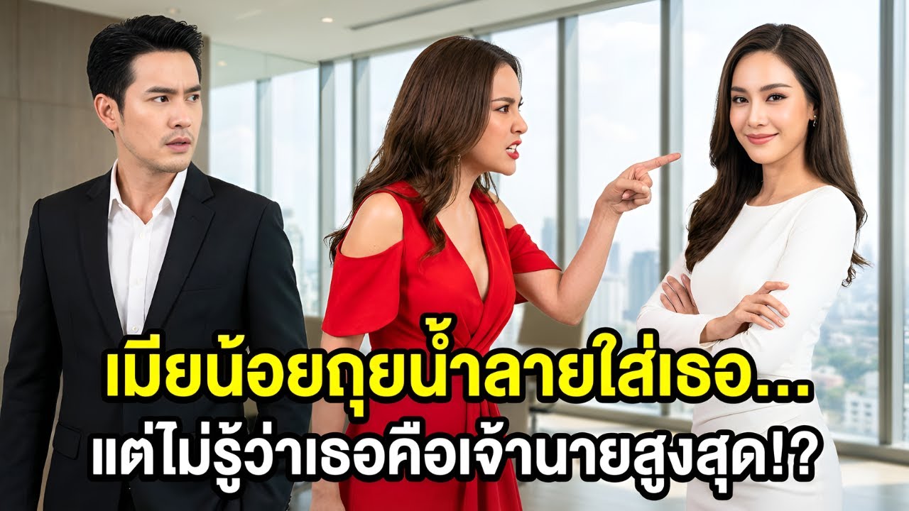 เมียน้อยสามีถุยน้ำลายใส่หน้า เพราะไม่รู้ว่าเธอคือลูกสาวเจ้าของอาคาร - แล้วไล่สามีทรยศทันที!|สามีทรยศ