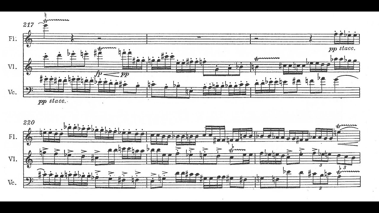 Hanns Eisler - Fourteen Ways to Describe Rain for Ensemble, Op. 70 (1940-41) [Score-Video]
