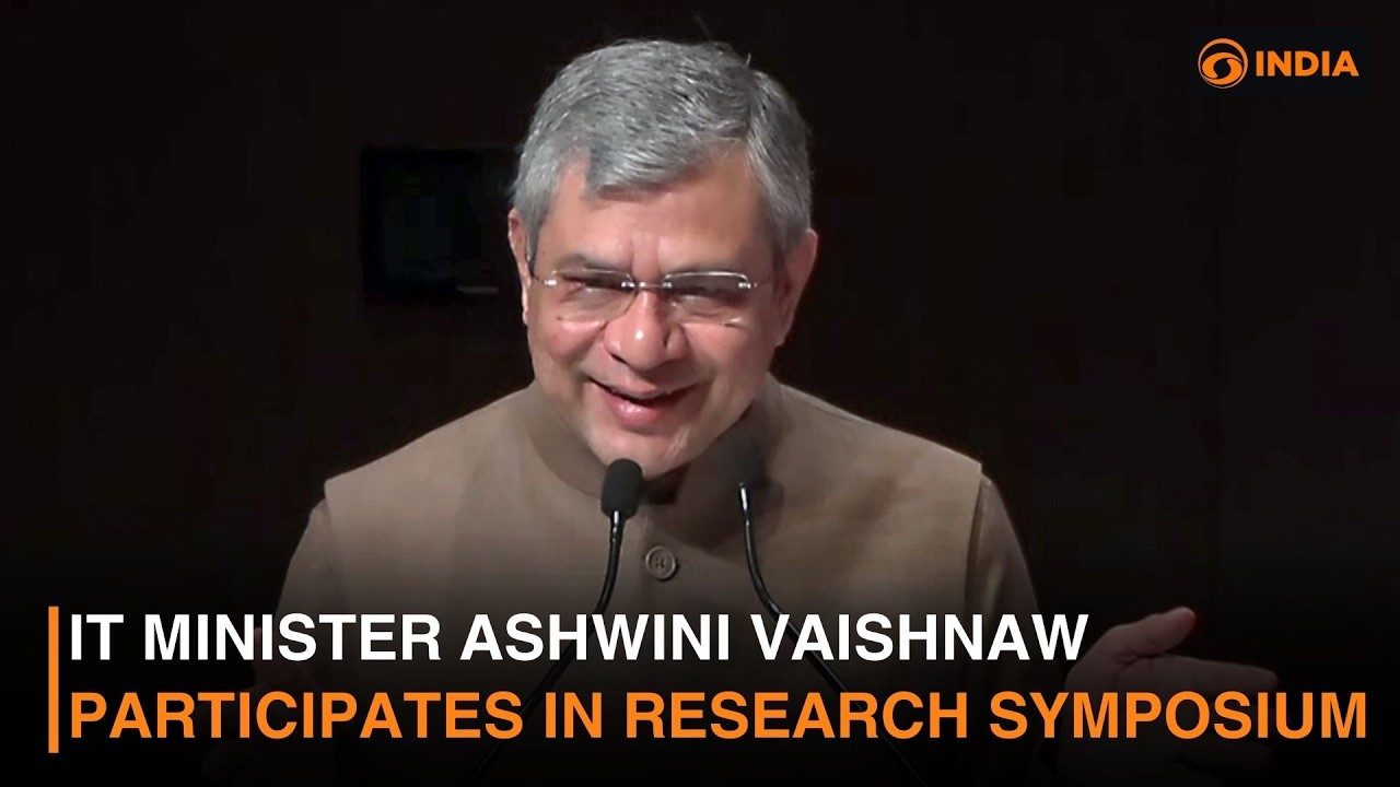 IT Minister Ashwini Vaishnaw participates in research symposium