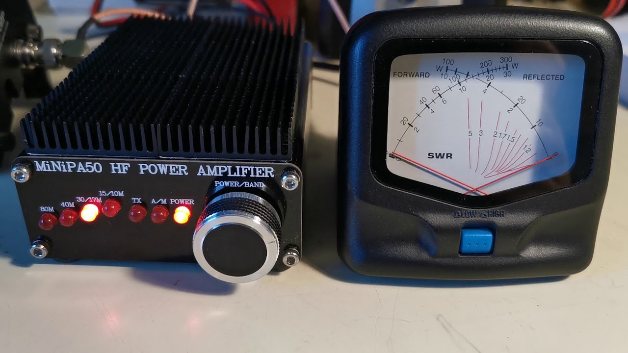 MiniPA50 45W HF linear amplifier for QRP radios