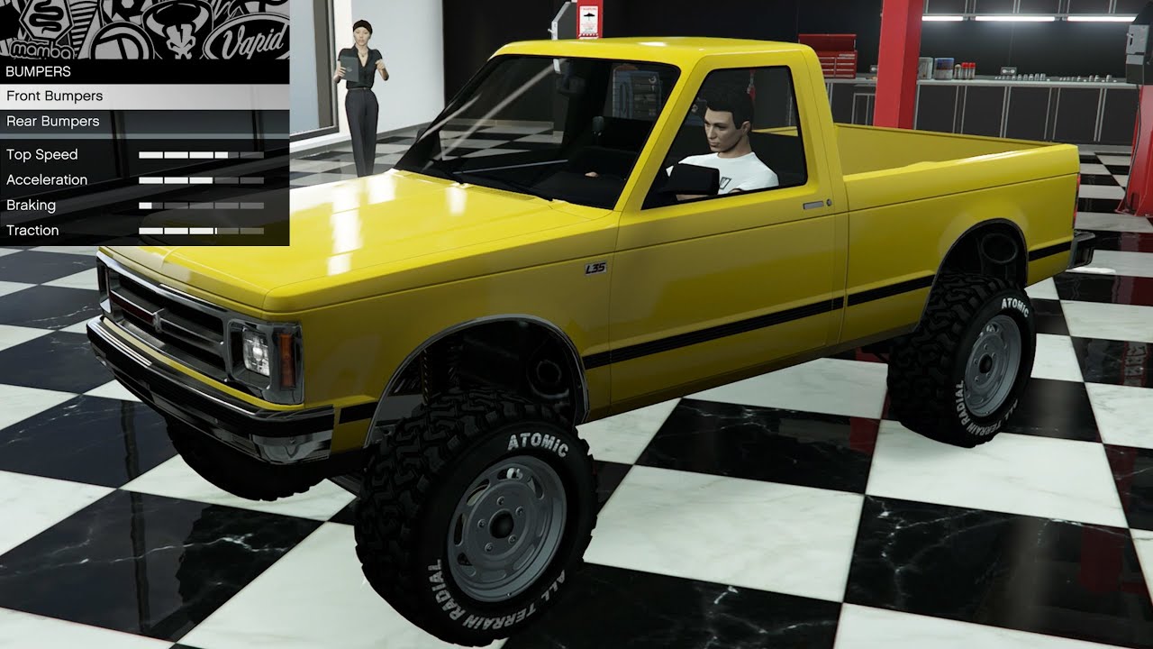 GTA 5 — DLC «Кастомизация автомобиля» — Declasse Walton L35 (Chevy S10)