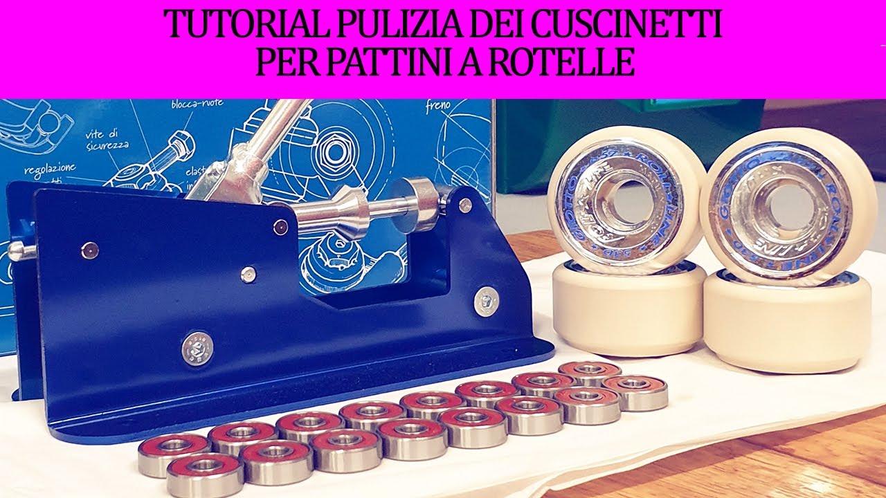 Tutorial: come pulire i cuscinetti per il pattini a rotelle