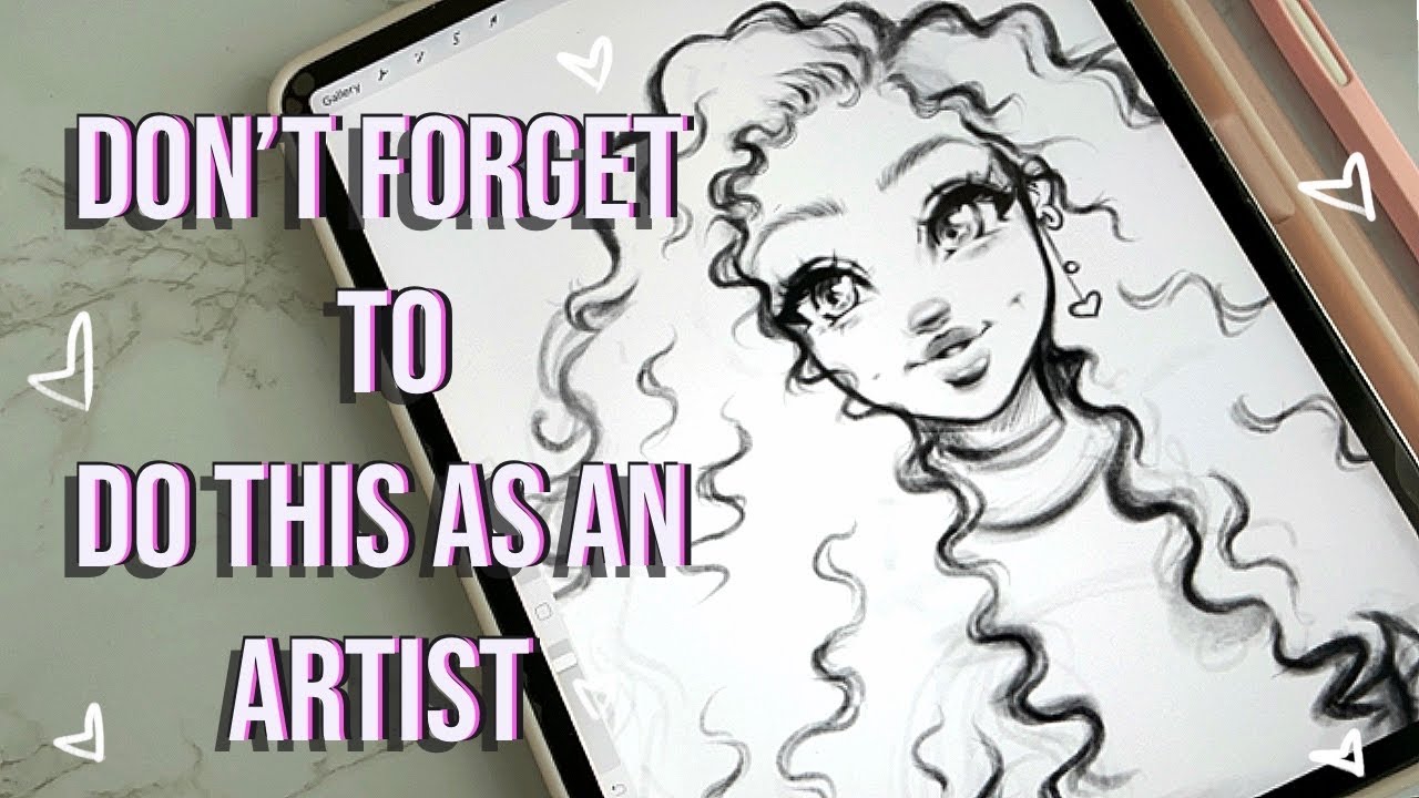 Don't Forget This 1 Simple Thing as an Artist | Draw with Me ✍🏽✨💕
