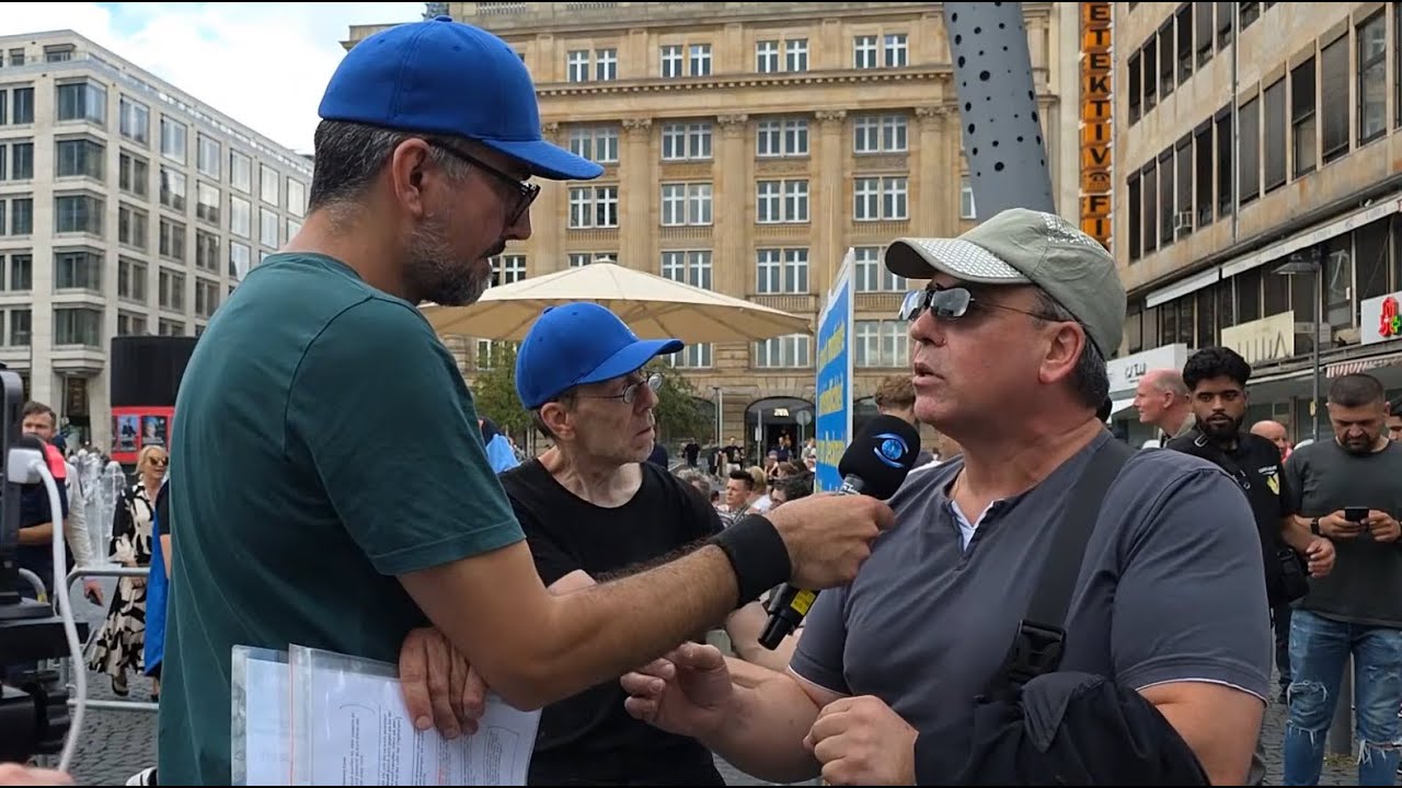 Bürger in Frankfurt für Einführung der Scharia