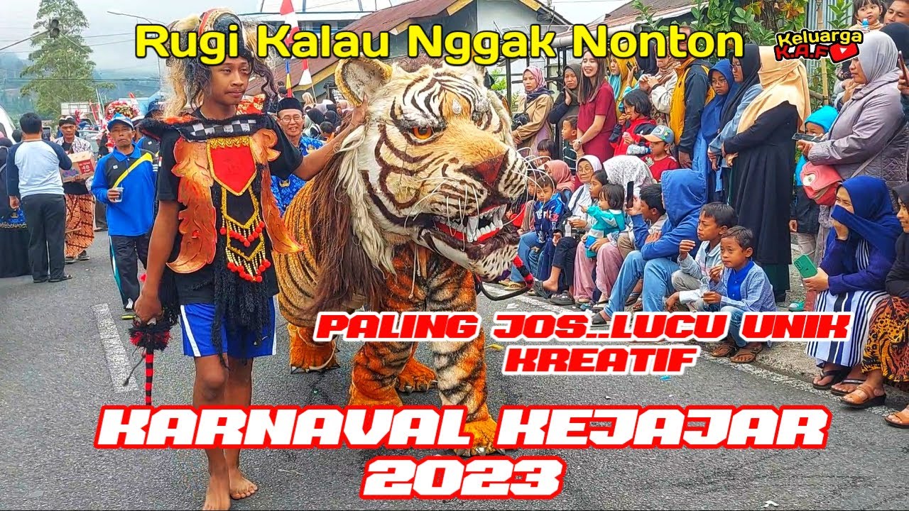 KARNAVAL AGUSTUSAN KREATIF, TERUNIK, TERLUCU  KIRAB BUDAYA HUT RI KE 78 DESA KEJAJAR WONOSOBO 2023