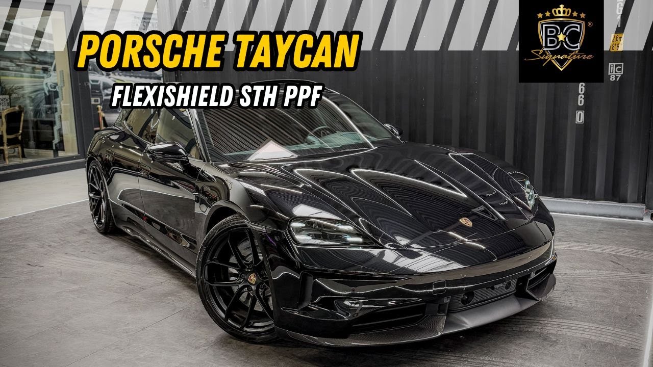Porsche Taycan   Flexishield STH carwrap