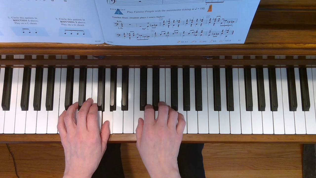 Awesome Creatures | Famous People - Piano Adventures Level 2A Lesson Book